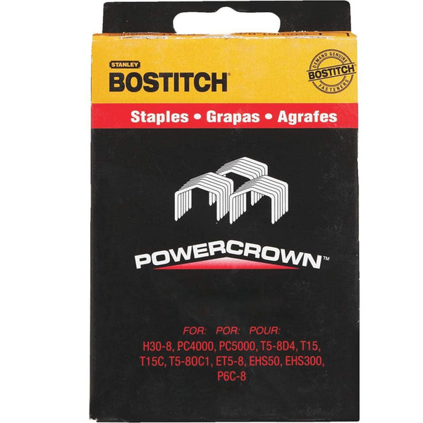 Bostitch STCR50193/8-5M Power Crown Heavy Duty Staples (5000 Pack), 7/16" x 3/8"