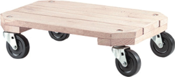 Shepherd Hardware 9854 Solid Wood Plant Dolly, 12-Inch x 18-Inch, 360-lb Load Capacity