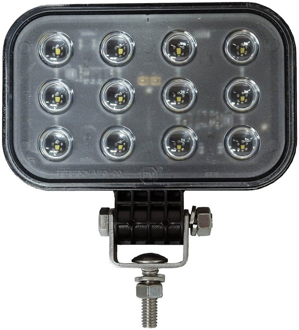 Peterson Perterson V906-MV LED Work Light, Rectangular, Pedestal-Mount, Hardwired, 1000 Lumen, 3" x 5" Multi-Volt, White, Viz Pack