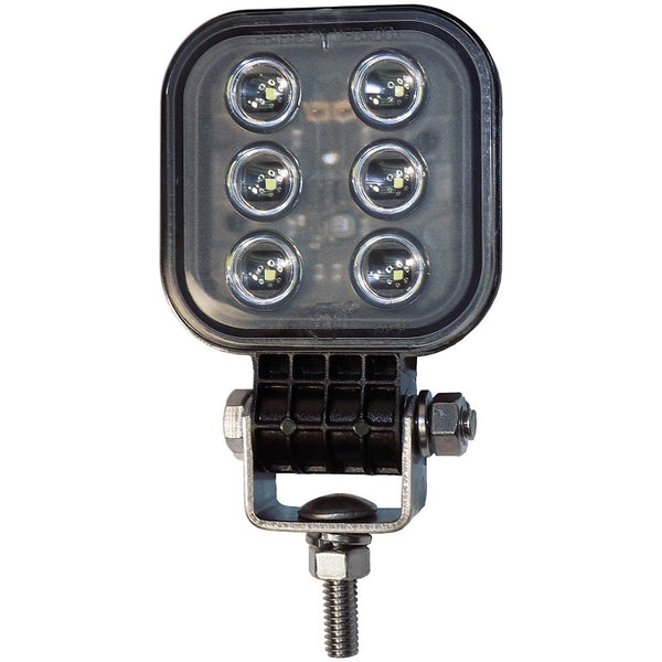 Pm Perterson Peterson V905-MV LED Work Light, Square, Pedestal-Mount, 500 Lumen, 3" x 3", Multi-Volt, White, Viz Pack