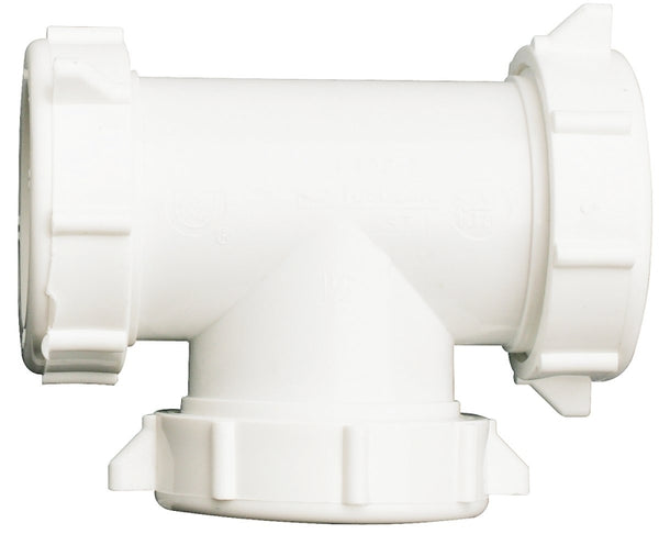 Plumb Pak PP55-6W 3-Way Drain Coupling Tee With Reducing Washer