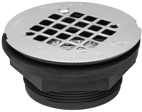 Oatey 2 in. 101 PNC ABS No-Calk Shower Drain with Stainless Steel Strainer 42084