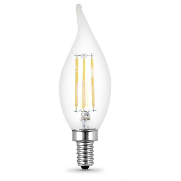 Feit Electric Bpcfc40927cafil 3.3 Watt E12 Ca10 Soft White Led Dimmable Light Bulbs 4 Count