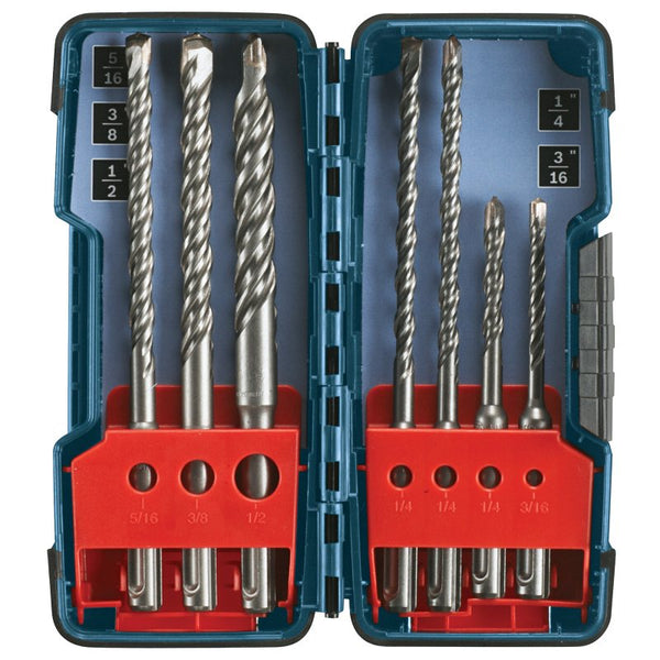 Bosch HCK001 7 pc. SDS-Plus Bulldog Rotary Hammer Bit Set