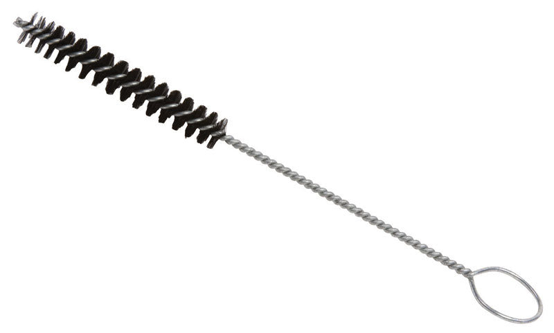 Forney 70485 Tube Brush, Nylon with Wire Loop Handle, 8-1/2-Inch-by-1/2-Inch