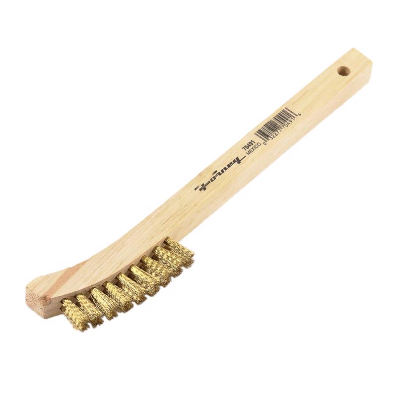 Forney 70491 Wire Scratch Brush, Brass