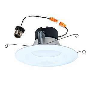 HALO LT 5/6 Inch in/Outdoor Recessed LED Retrofit Trim Can Light, 5CCT 2700K/3000K/3500K/4000k/5000K - LT56079FS1EWHR