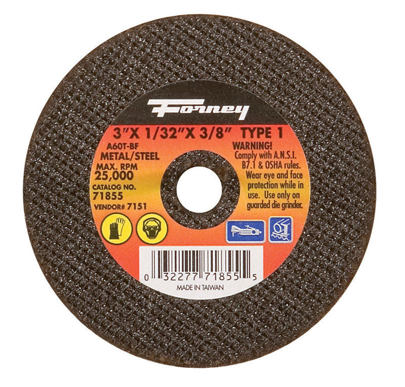 Forney Cutter 3 "X1/32 "X3/8 " 25000 Rpm