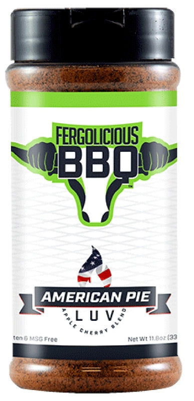 Fergolicious BBQ American Pie Luv Rub, Apple Cherry Blend Seasoning, 11.8 oz OW74225