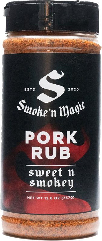 SMOKE 'N MAGIC - Sweet N Smokey Pork Rub - 12.6 oz