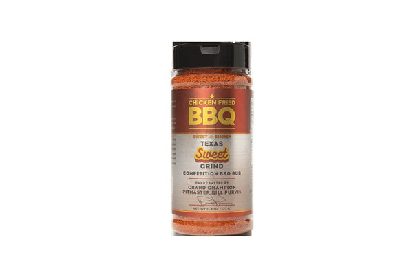 Mcties Chicken Fried BBQ - Texas Rib Grind Compeition BBQ Rub 10.3 oz OW15115-C