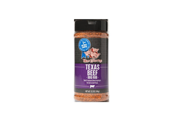 Three Little Pigs Texas Beef BBQ Rub Large 12.2 oz OW71201