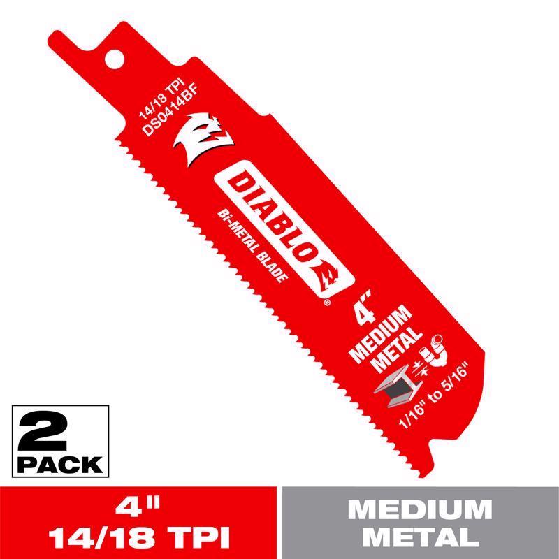 DB STEEL DEMON 4 14/18 TPI 2PK