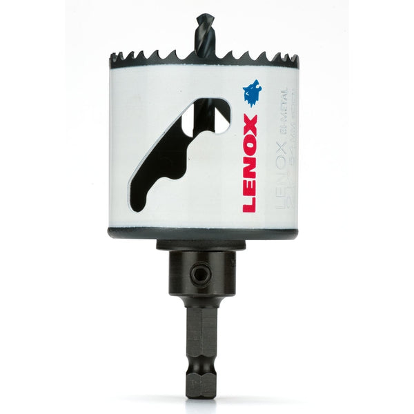 LENOX Tools Hole Saw, Bi-Metal, Speed Slot, Arbored, 2-1/8-Inch (1772951)