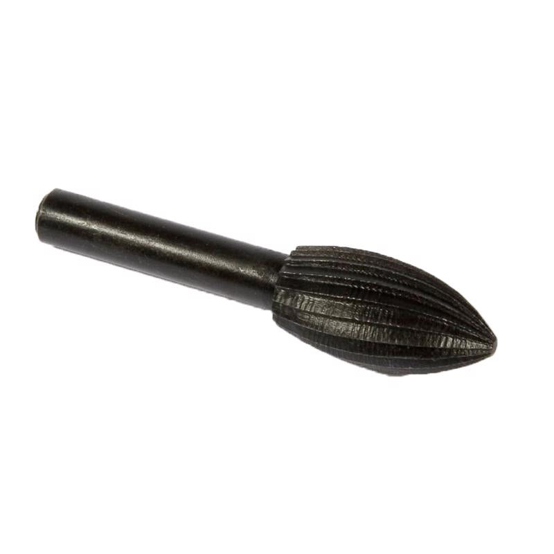Forney 60071 Mounted File, Conical Shaped with Rounded End and 1/4-Inch Shank, 1-Inch-by-1/2-Inch