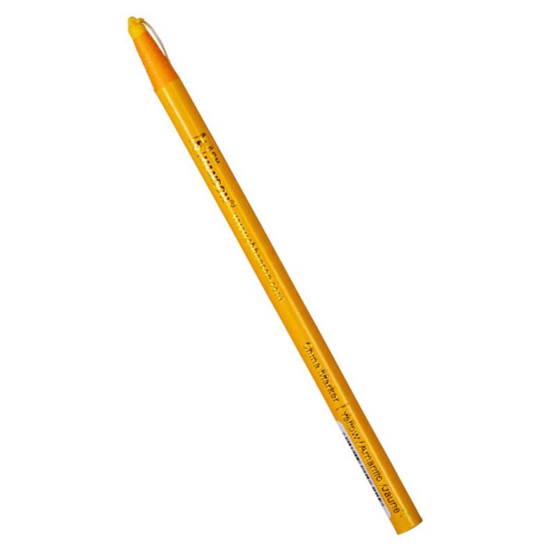 C.H. Hanson 6.8 in. L x 0.3 in. W China Marker Yellow Plastic 12 pc.