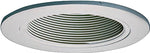 Joint Bright Lighting 4 Inches Line Voltage Phenolic Stepped Baffle Trim/Trims for Recessed Light/Lighting-White-Replaces Halo 993W