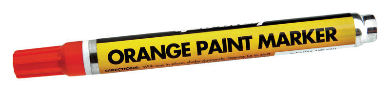 Forney 70825 Marker, Paint, Orange, 1 Count (Pack of 1)