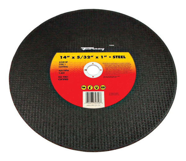 Forney Cutting/Grinding Wheel 5400 Rpm Max. 5400 Rpm 14 " 14 " 5/32 " 1 " 1 " 72356