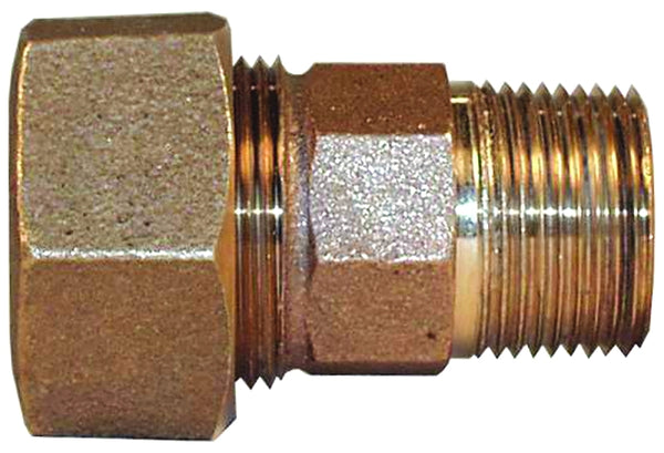 Legend 3/4 in. MIP COMPRESSION Bronze Compression Coupling 313-144NL