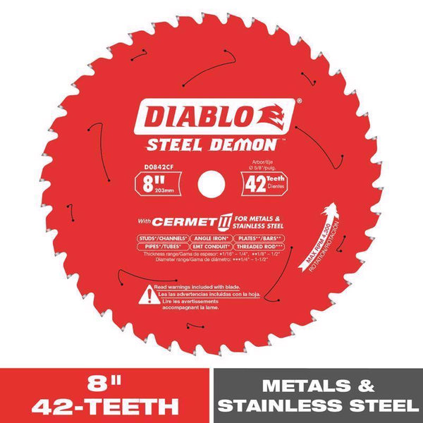 Freud 8 X 42 CERMET Ferrous Metal BLA, One Size, Multi D0842CF