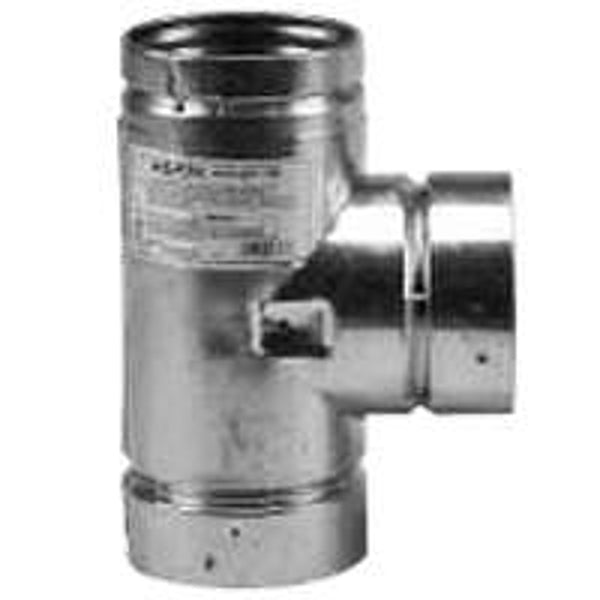 SELKIRK CORP 243100 Pellet Vent Tee/Cap, 3-Inch, 3", Black