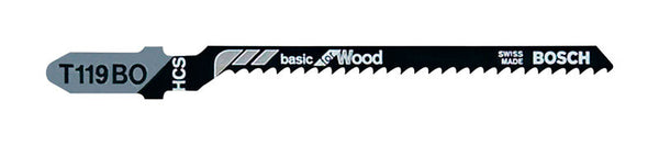 Bosch Jig BLD 3-1/4" 12tpi 5pk Jig Saw Blade T119BO
