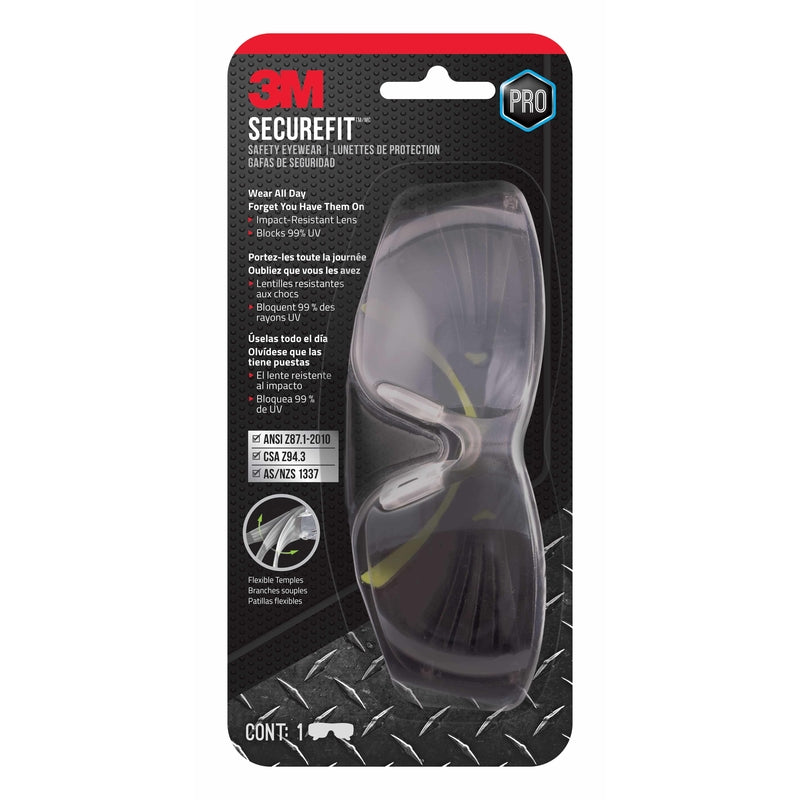 Safty Gls Secure Fit Mir SF400M-WV-6