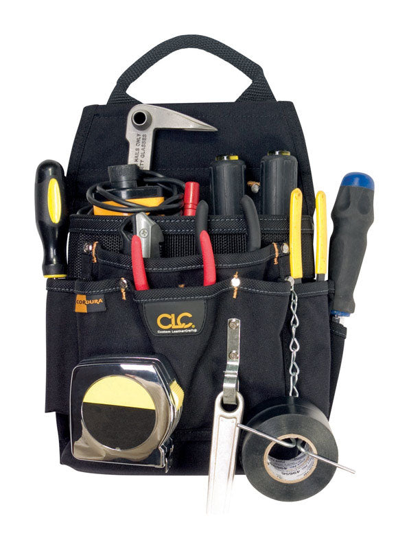CLC 4 in. W x 14.25 in. H Ballistic Nylon Tool Pouch 12 pocket Black 10 pc. 5505