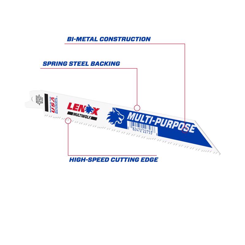Recip Blade8"10tpi Lenox