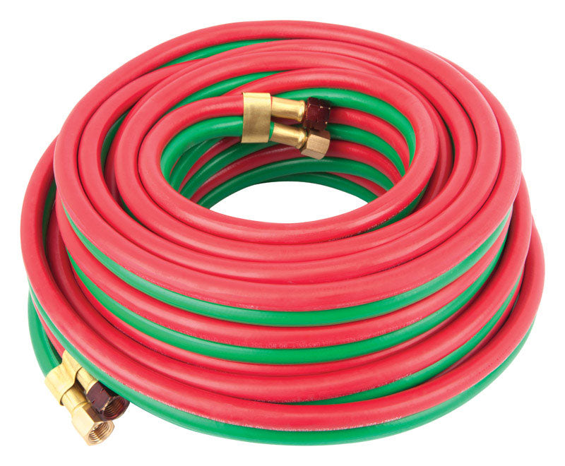 Forney 86146 Oxygen Acetylene Hose, R-Grade, 1/4-Inch-by-50-Feet