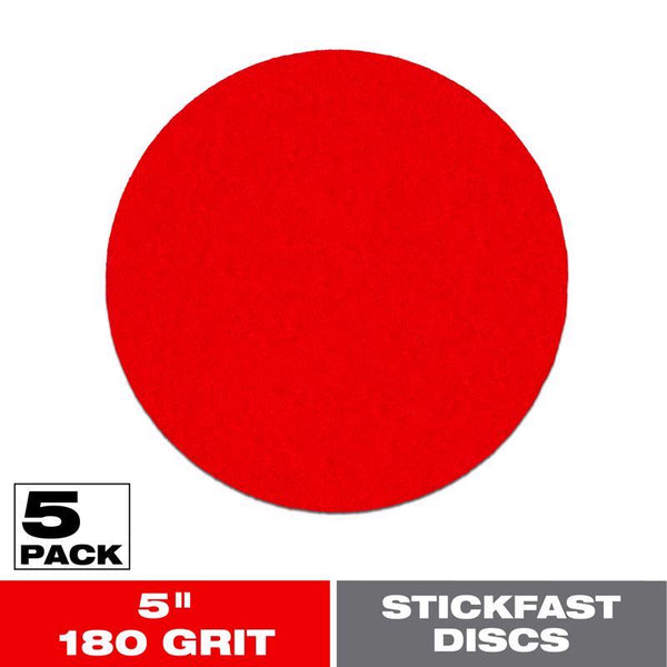 Diablo DCD050180P05G 5 in. 180-Grit Random Orbital Sanding Disc (5-Pack)