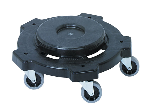 Continental 3255 Black Huskee Round Dolly 3255-8