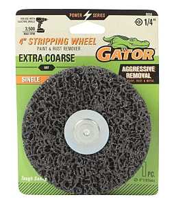 Ali Industries 134918 4 in. Stripping Single Wheel - Silicon Carbide Abrasive
