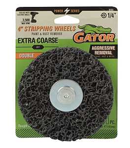 Ali Industries 134917 4 in. Stripping Double Wheel - Silicon Carbide