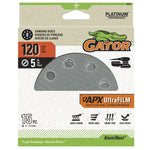 Gator Ali Industries 134932 5 in. Sanding Disc - 120 Grit - Pack of 15 9023