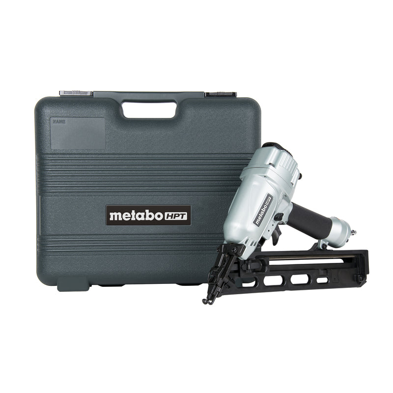 Metabo HPT Finish Nailer | 15 Gauge | Pneumatic | Finish Nails 1-1/4-Inch up to 2-1/2-Inch | Integrated Air Duster | Selective Actuation Switch | 5-Year Warranty | NT65MA4