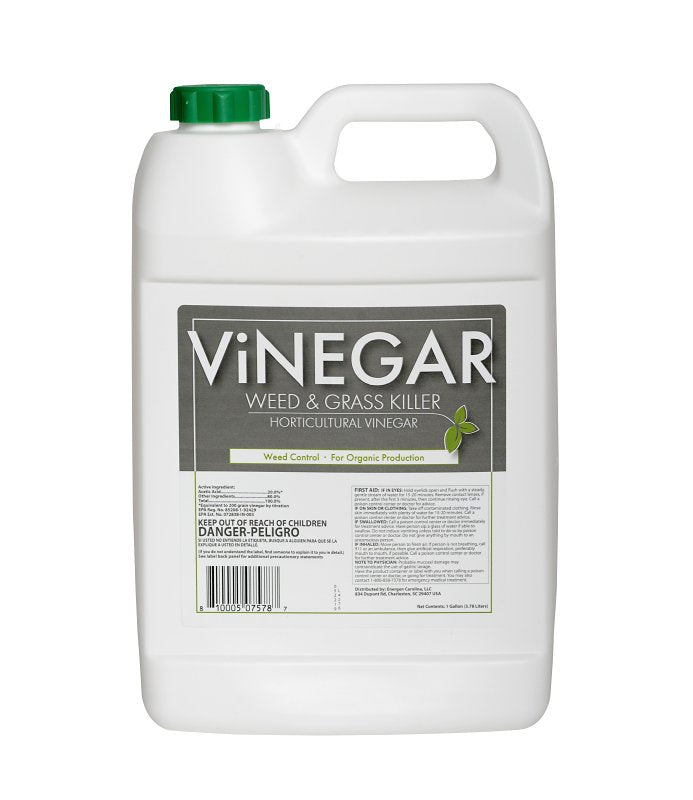 Liquid Harvest Vinegar Weed & Grass Killer - Gallon - Nonselective Herbicide Approved for Organic Production, Pet Safe & Glyphosate Free Herbicide