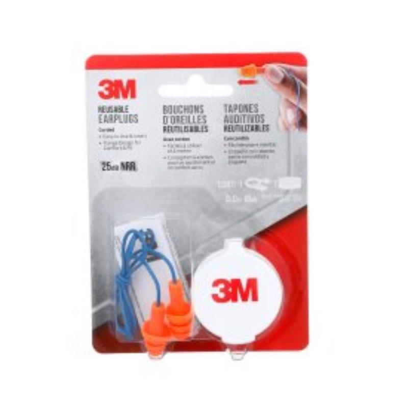 3M Corded Reusable Earplugs 90586H1-DC