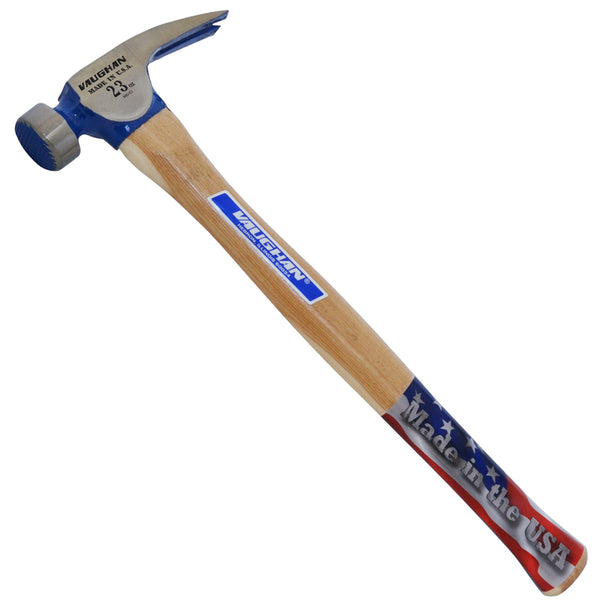 VAUGHAN CF1 California Framer Hammer, 23 oz Milled, Nail Starter, Made In The USA, VN10300