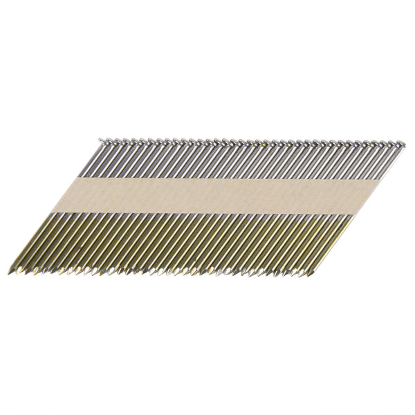 Metabo HPT Framing Nails | 3 Inch x.120 | 30 Degree | Clipped Head | Bright Basic | Smooth Shank | Paper Tape | 2,500 Count | 15105HPT