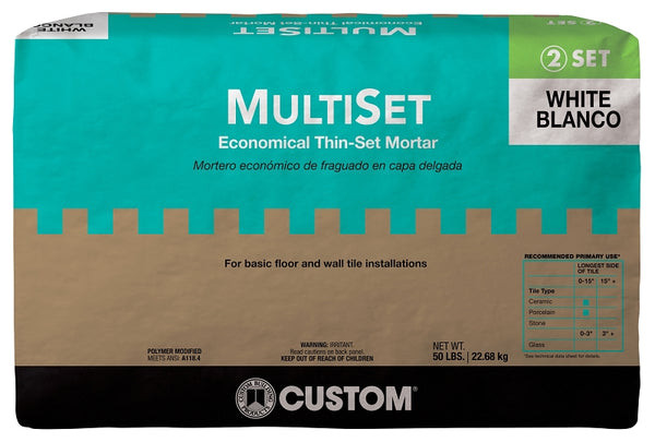 CUSTOM BLDG PRODUCTS MSMW50 50-Pound Thin Set Mortar