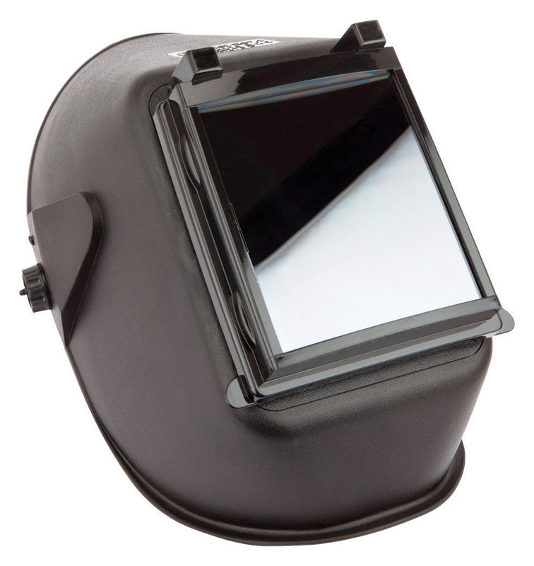 Forney 55672 Welding Helmet, Bandit III Flip Front, Shade-10,Black, Medium