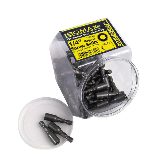 Eazypower 00324 1/4" Magnetic Nut Setter 1-5/8" Long, (1 Pack of 50)