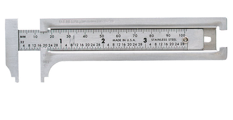 General 132ME Pocket Slide Caliper