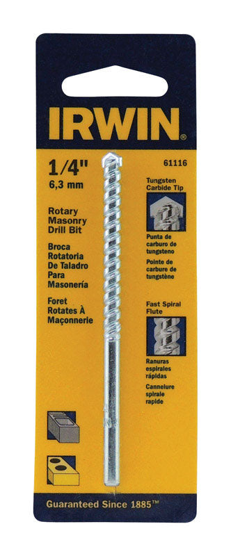 Irwin Industrial Rotary Dlbit 1/4"X4" 61116