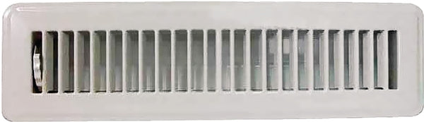 MINTCRAFT FR01-2X14W ProSource Floor Register, 2 in H X 14 in W, 2" x 14", White