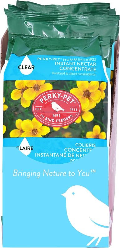 Perky-Pet Hummingbird Instant Nectar Powder Concentrate - 2 lb Bag - 244SFB - Makes 192 oz of Clear Humming bird Liquid Food Nectar - 100% Sucrose 244CLSF