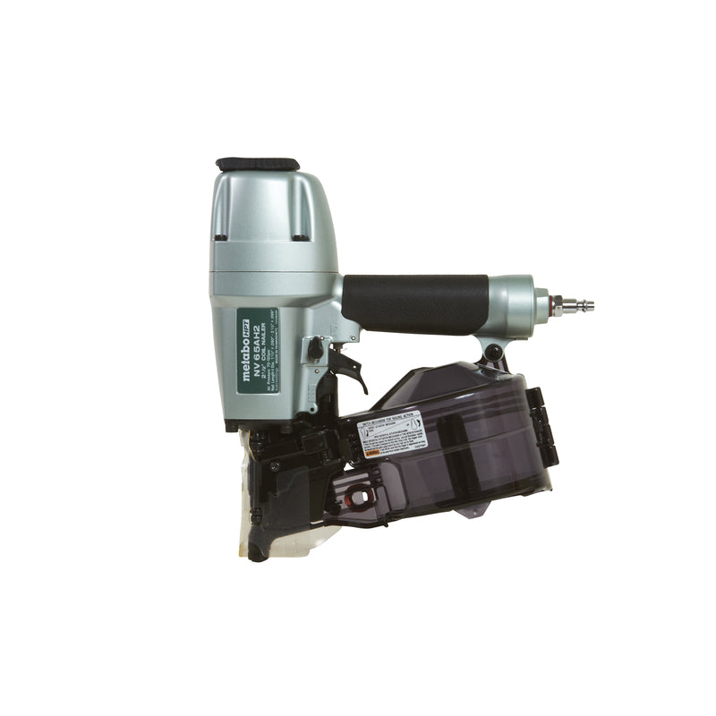 Metabo HPT Coil Siding Nailer, 1-1/2 inch to 2-1/2 inch Siding Nails, Side load, Tilt Bottom Magazine (NV65AH2)