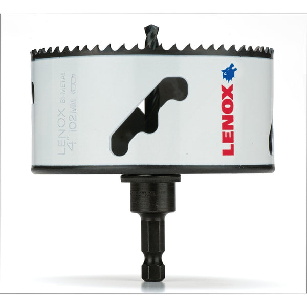 LENOX Tools Hole Saw, Bi-Metal, Speed Slot, Arbored, 4-Inch (1773002)